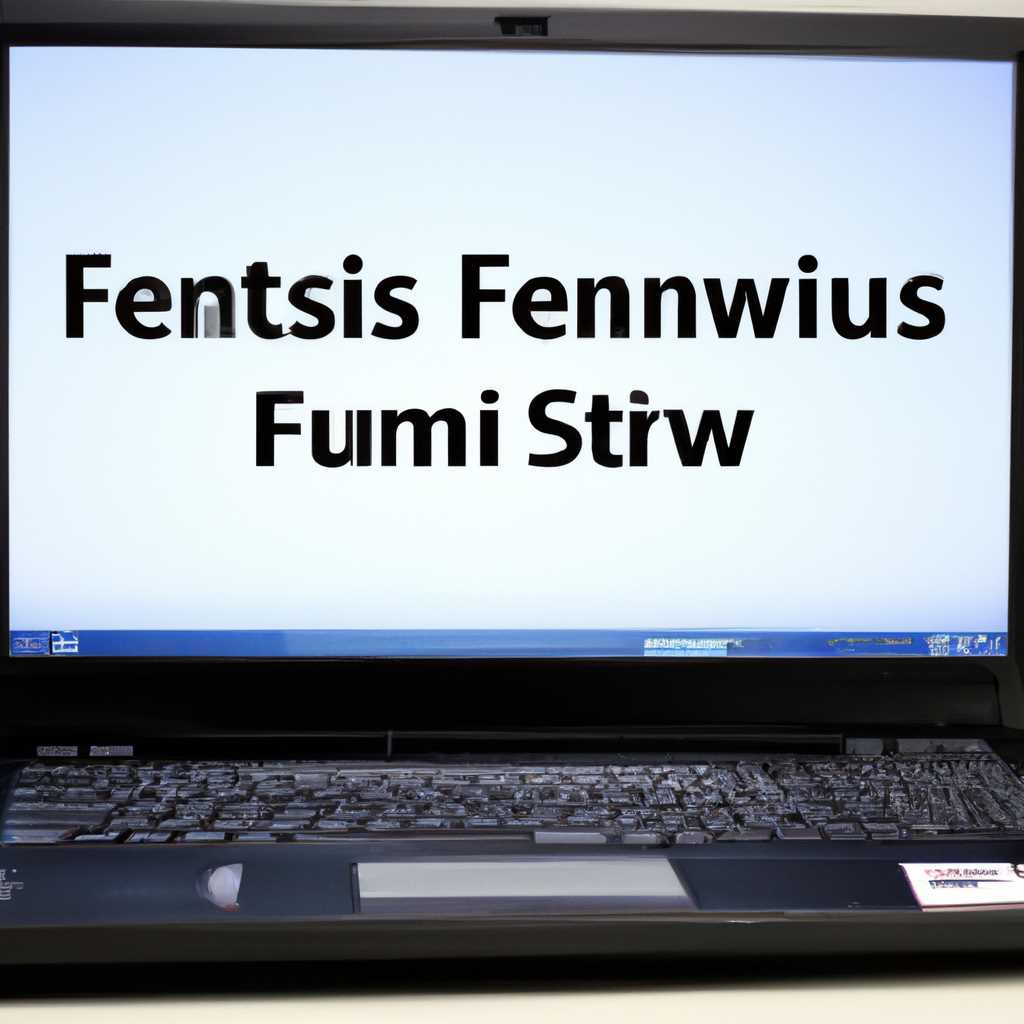 Установка Windows XP на ноутбук Fujitsu-Siemens с флешки