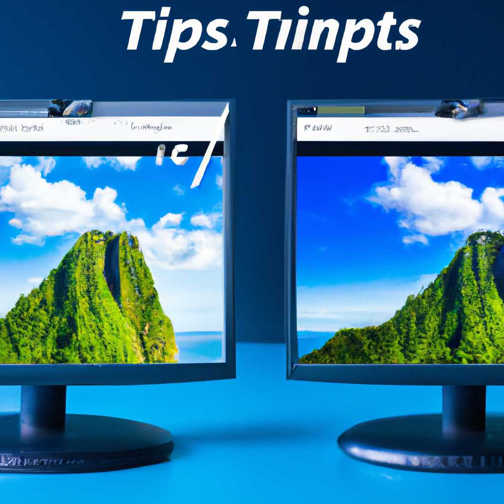 Оптимизация изображения экрана компьютера Windows 10